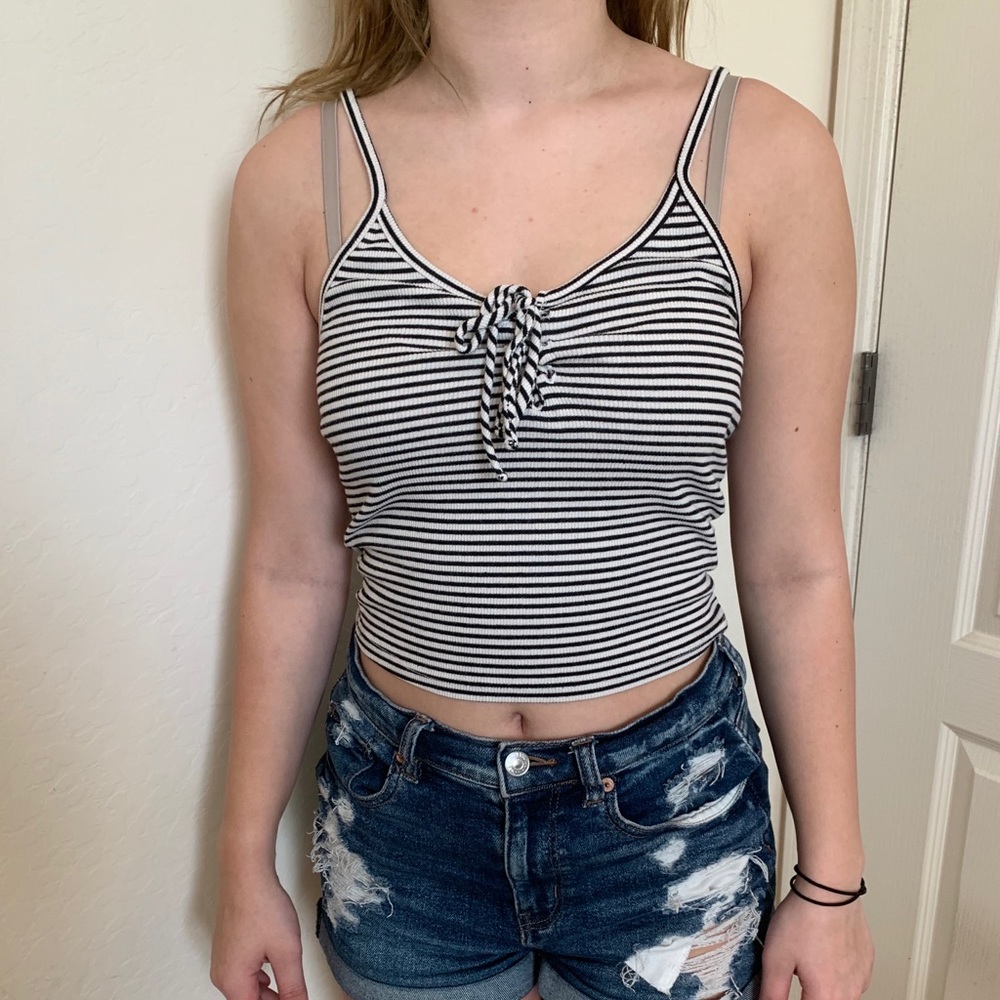 striped top
